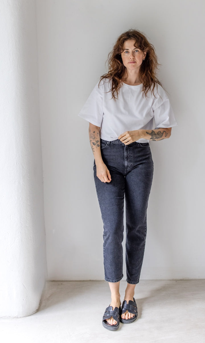 Cropped T-Shirt - abricot coco