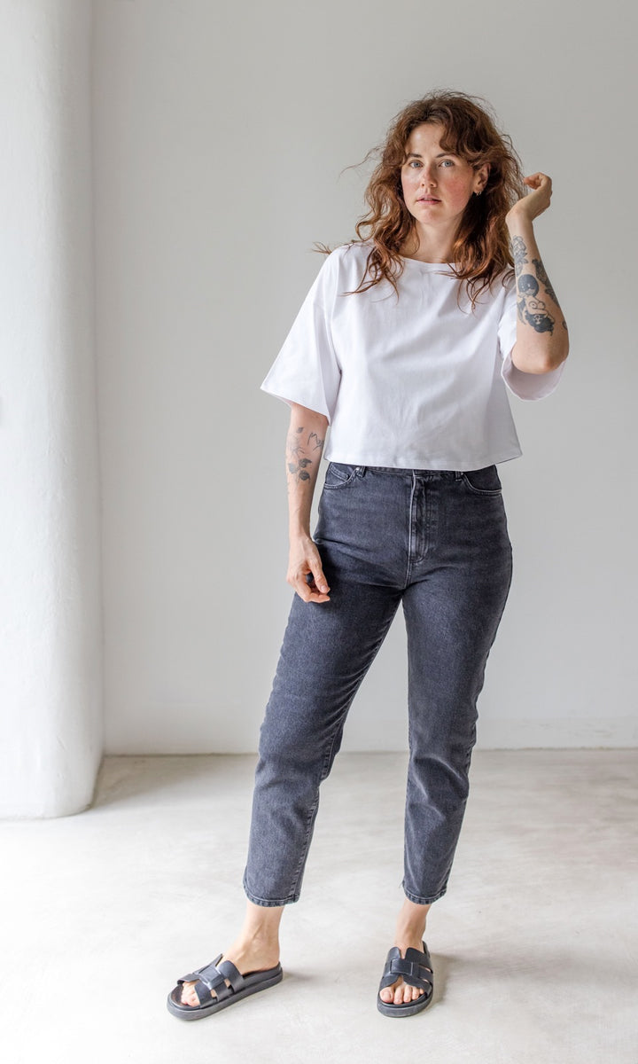 Cropped T-Shirt - abricot coco