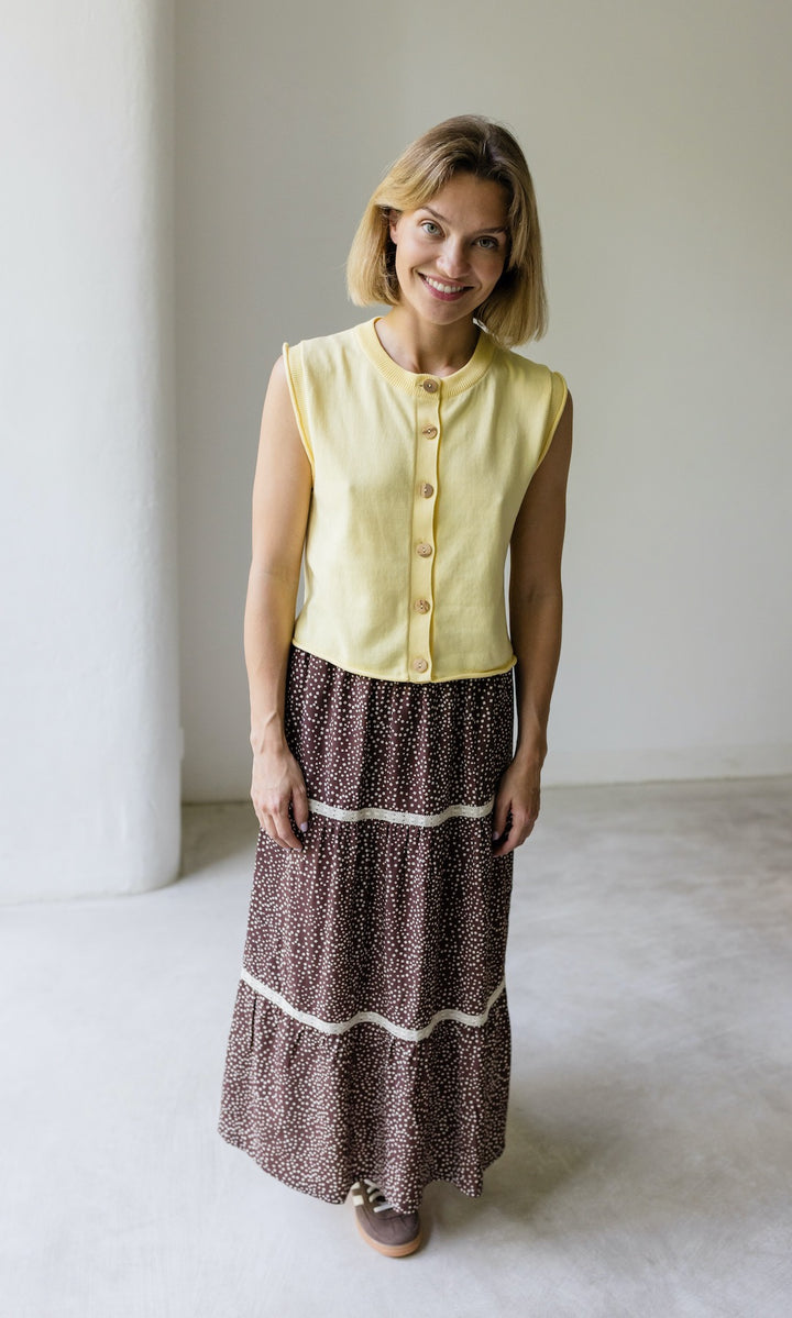 Maxirock Annika mit Spitze & Taschen