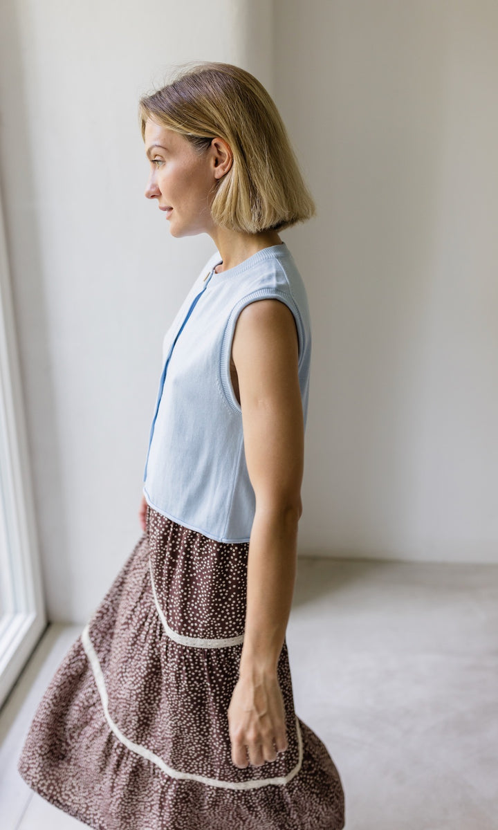 Maxirock Annika mit Spitze & Taschen