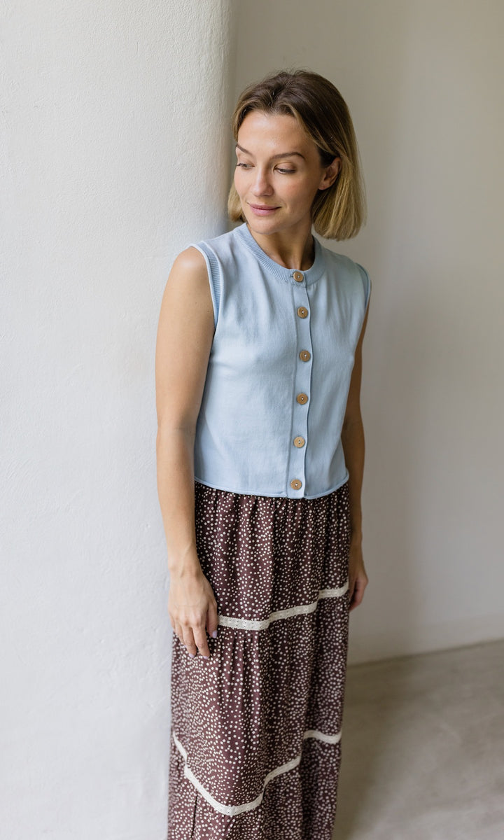 Maxirock Annika mit Spitze & Taschen
