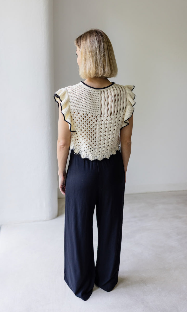 High Waist Culotte aus Viskose