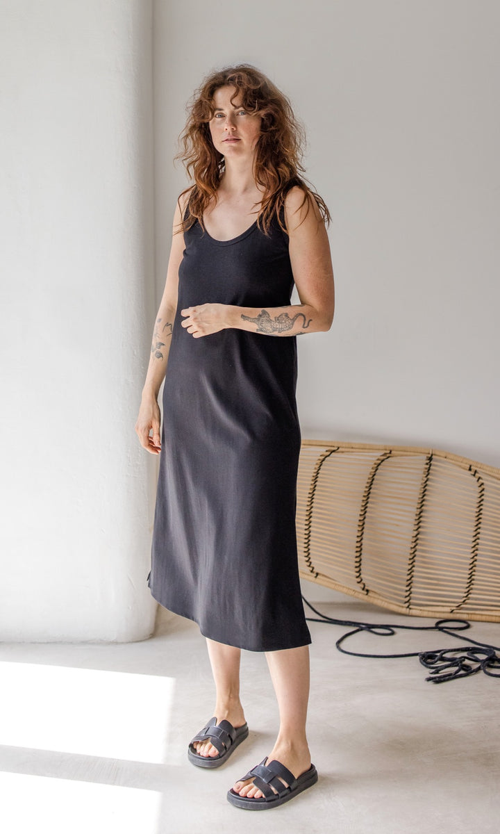 Jersey Kleid mit seitlicher Stillfunktion