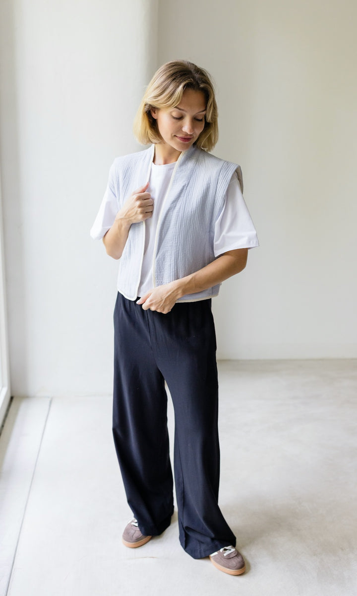 High Waist Culotte aus Viskose