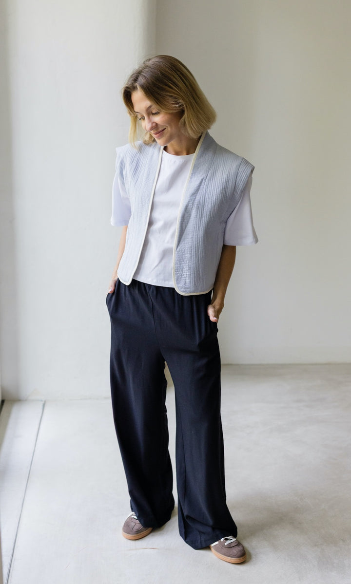High Waist Culotte aus Viskose