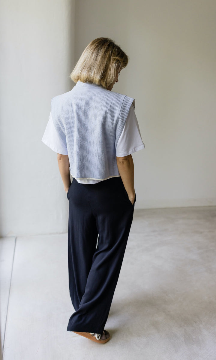 High Waist Culotte aus Viskose