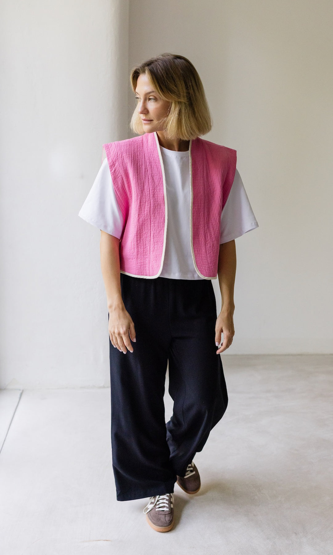 High Waist Culotte aus Viskose