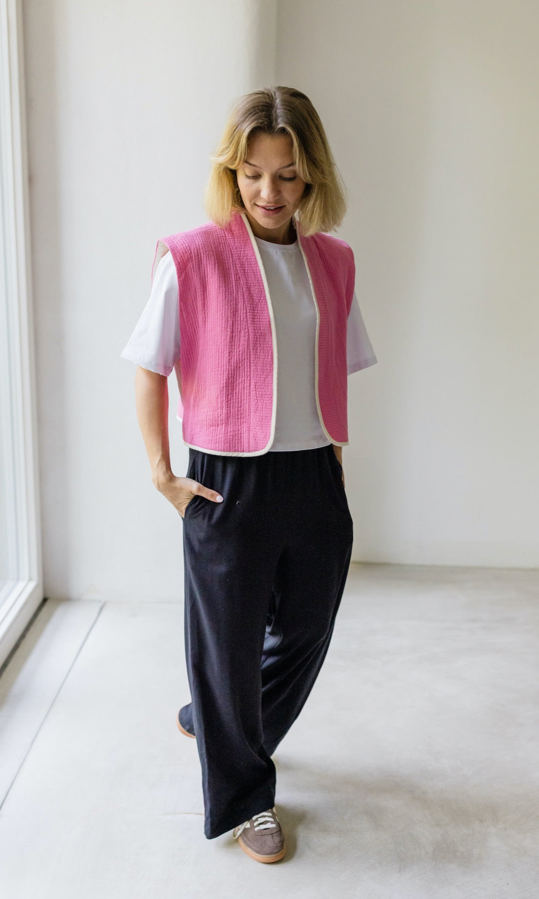 High Waist Culotte aus Viskose