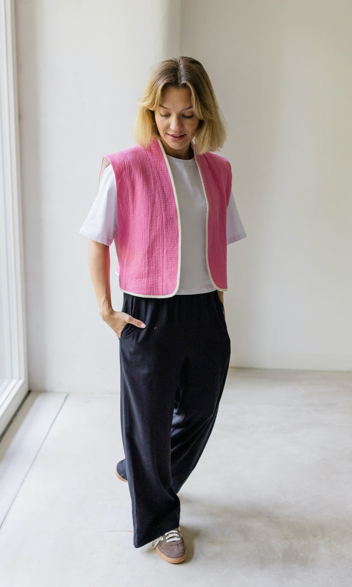 High Waist Culotte aus Viskose
