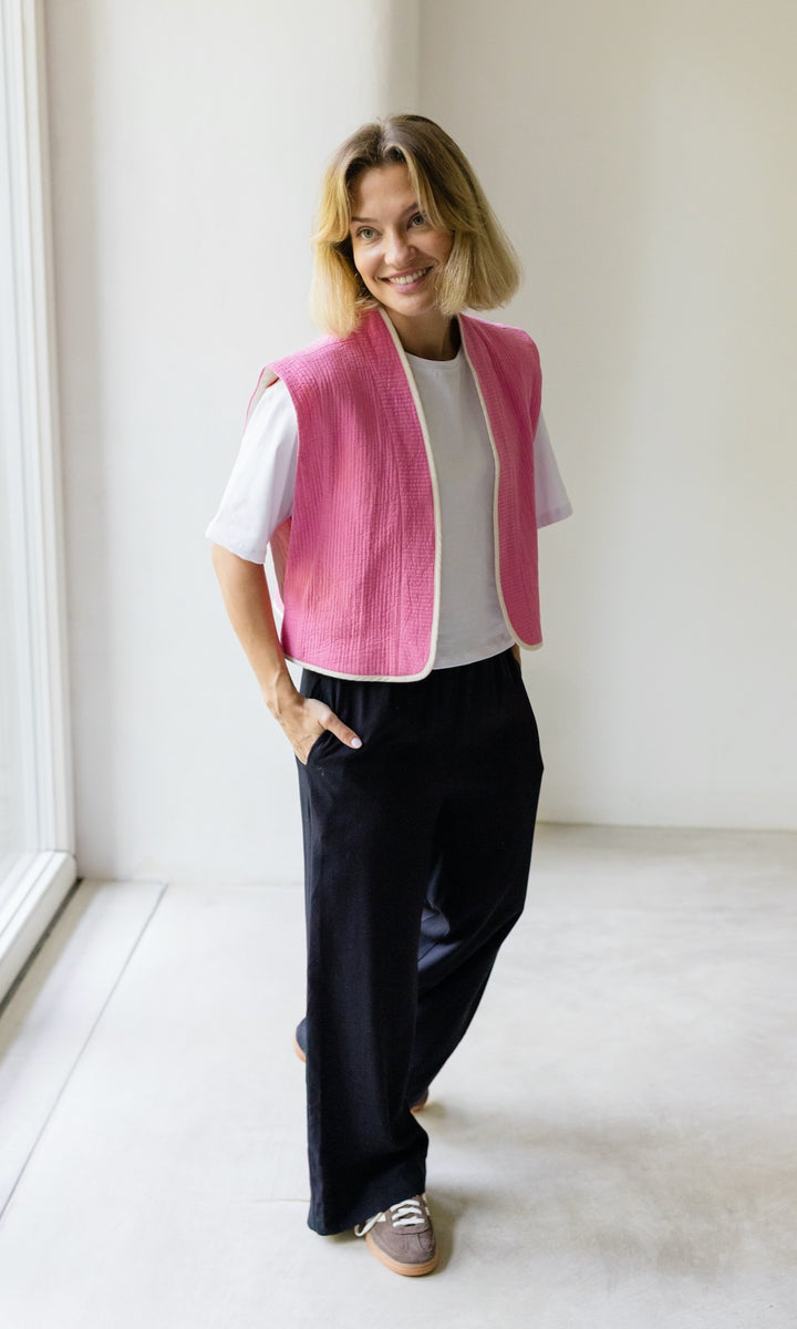 High Waist Culotte aus Viskose