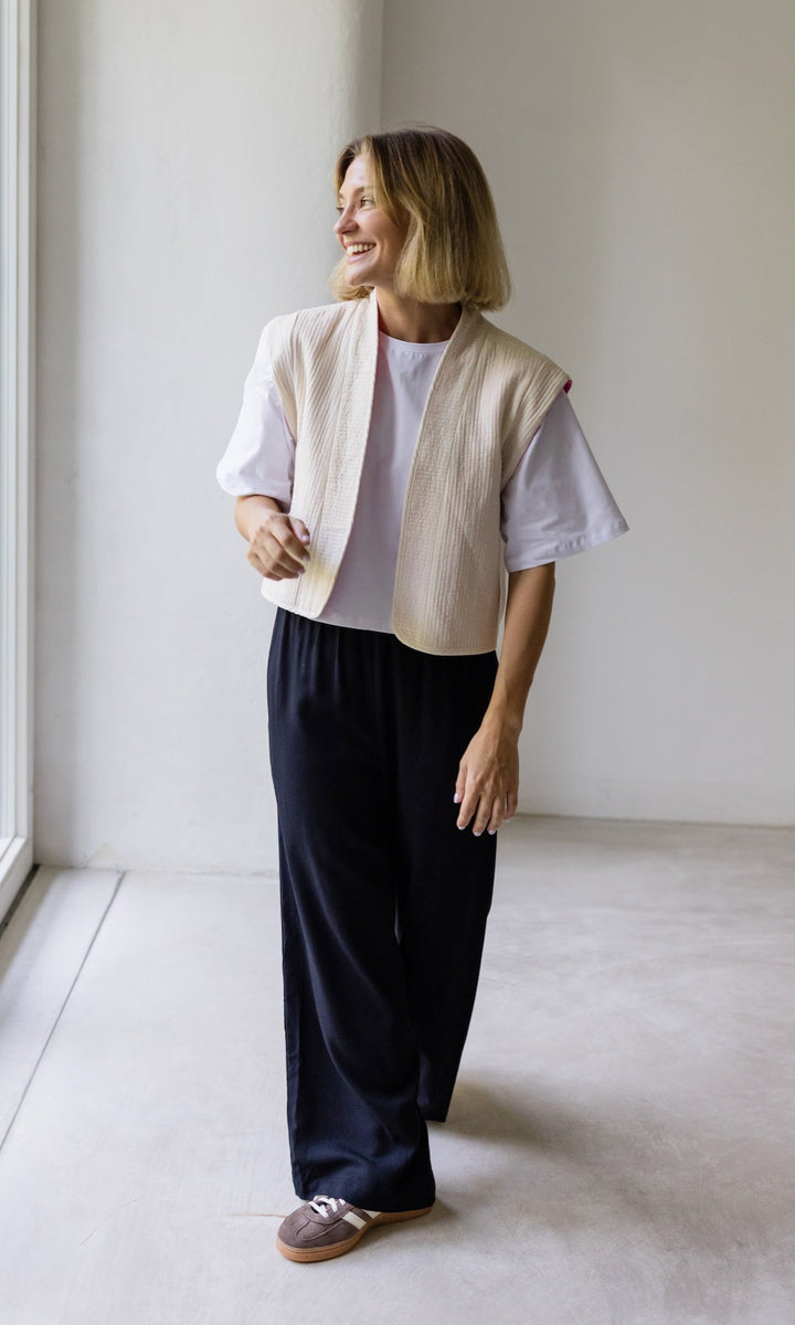 High Waist Culotte aus Viskose