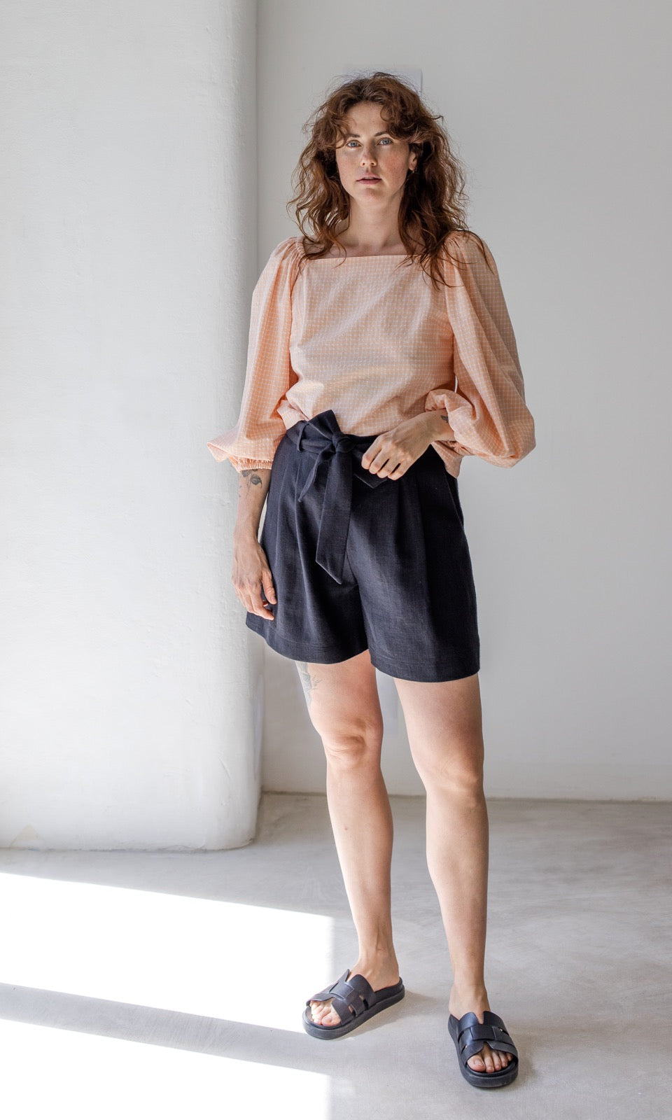 Bluse Hannah - abricot coco