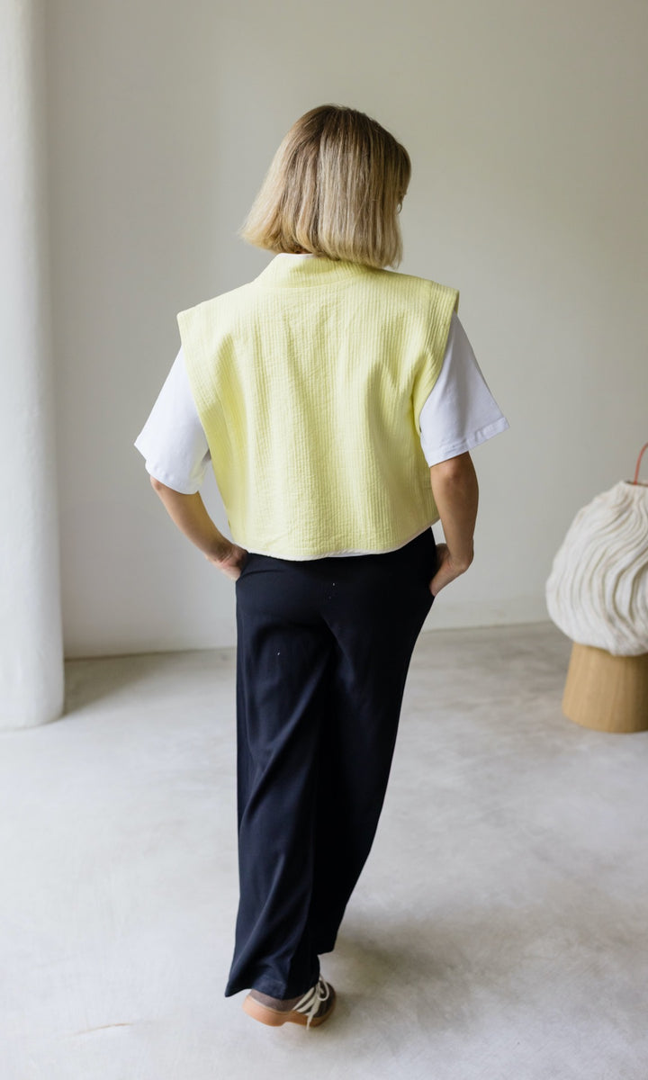 High Waist Culotte aus Viskose