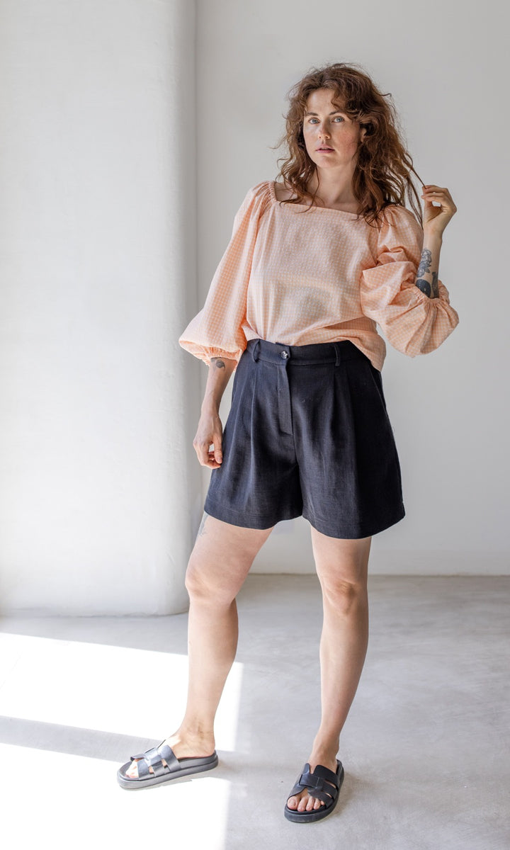 Bluse Hannah - abricot coco