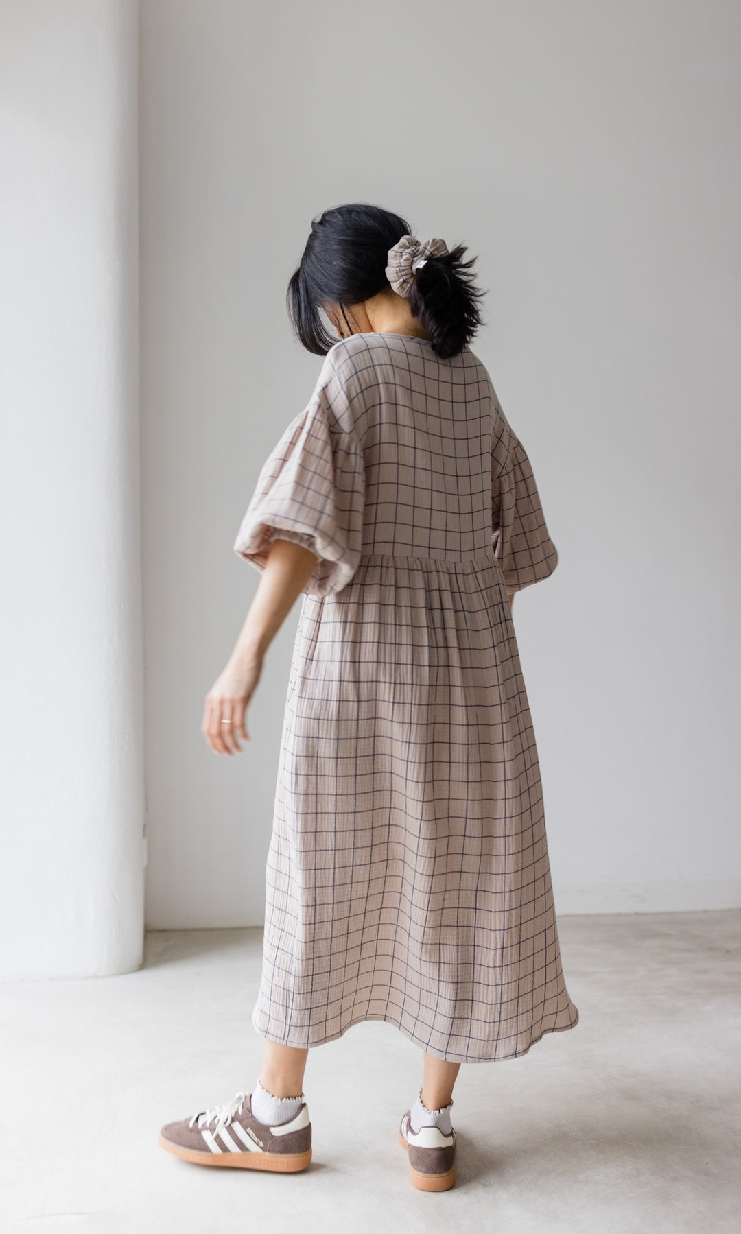 Kleid April - abricot coco