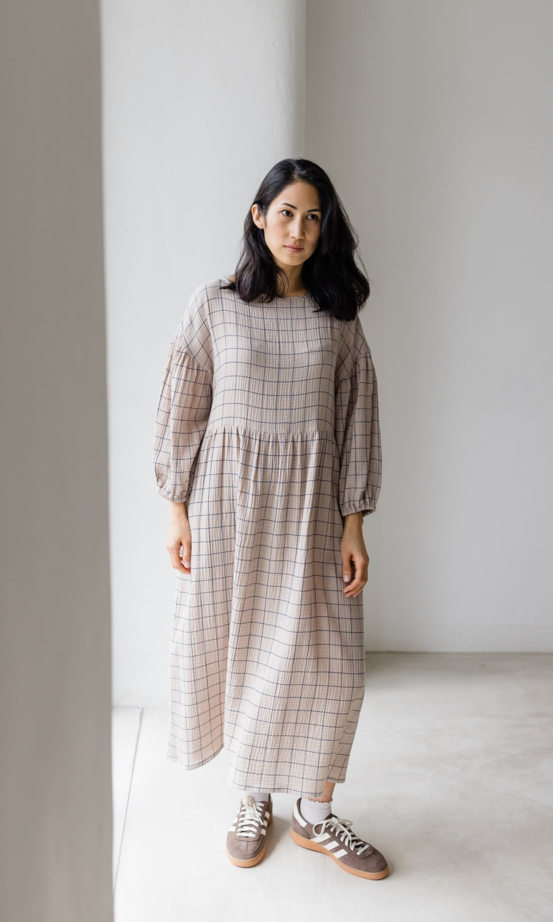 Kleid April - abricot coco