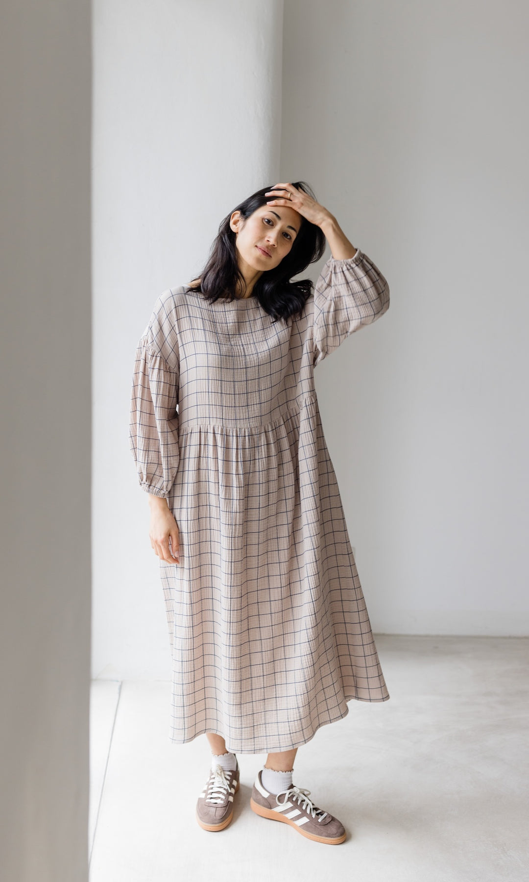 Kleid April - abricot coco