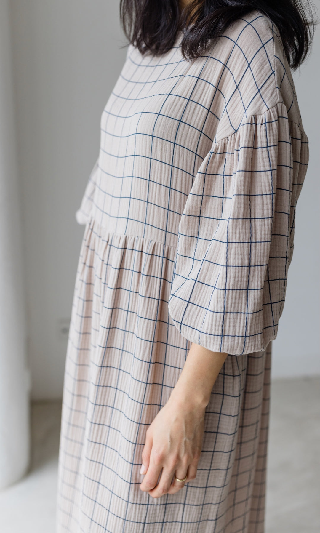 Kleid April - abricot coco