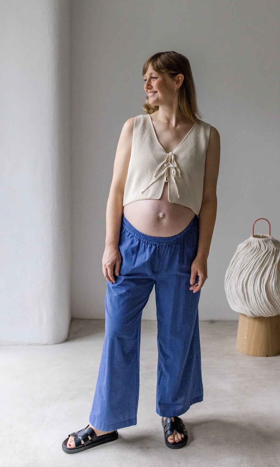 Umstandshose Ivy Blau