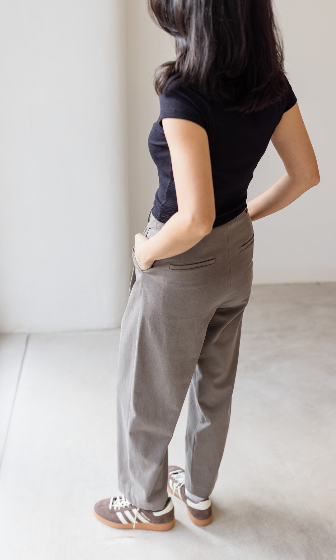Bundfaltenhose