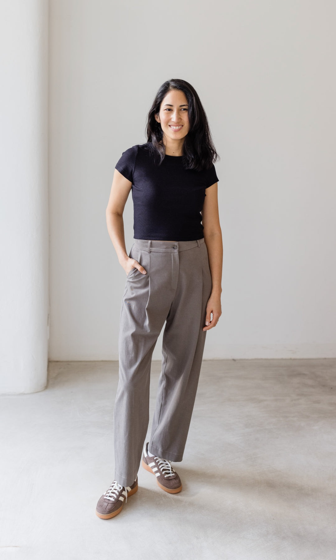 Bundfaltenhose