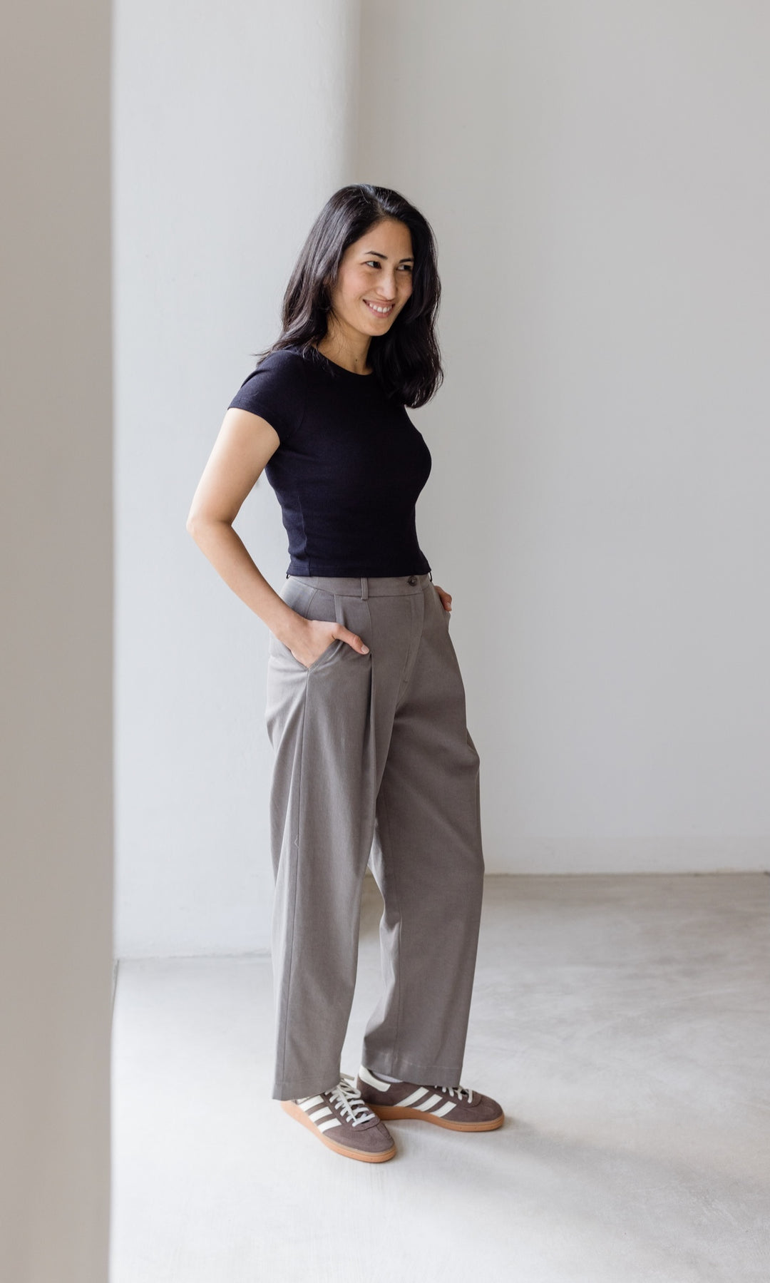Bundfaltenhose