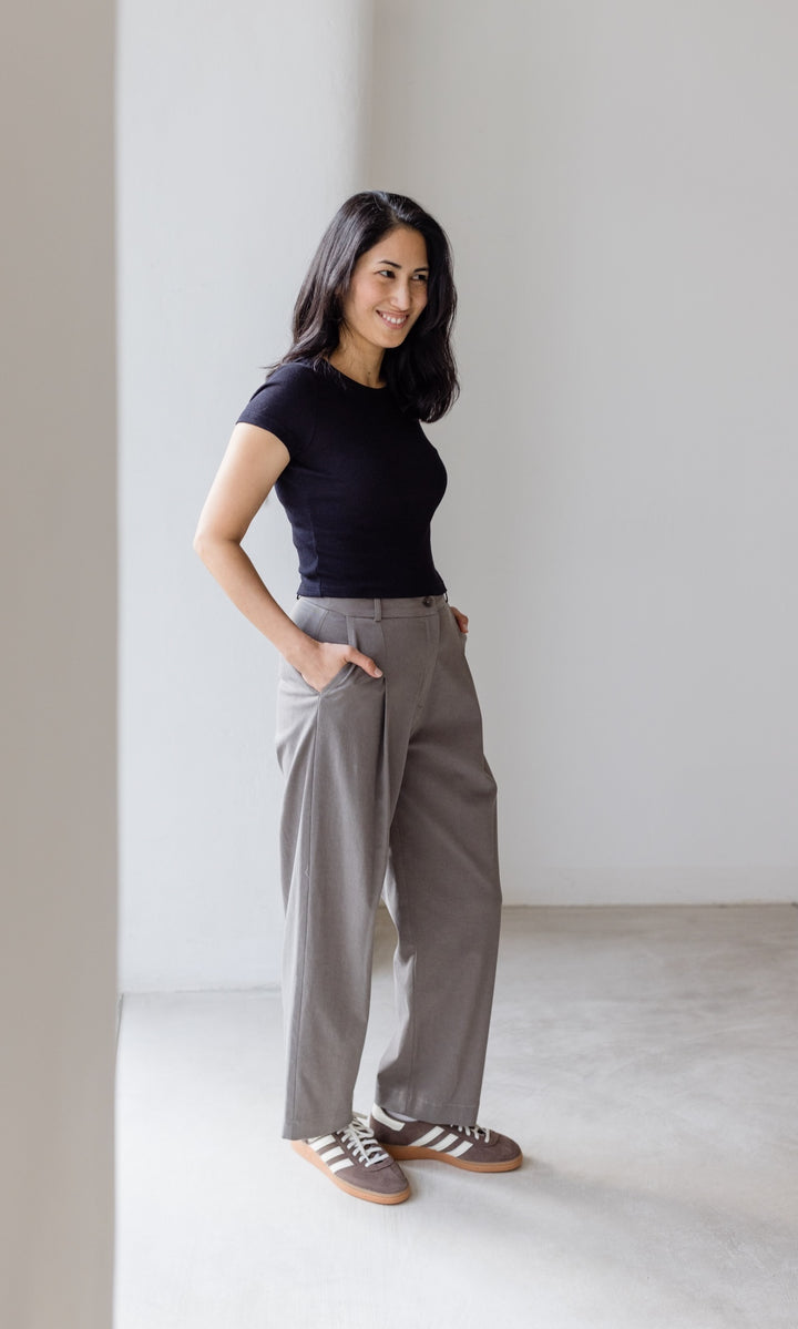 Bundfaltenhose