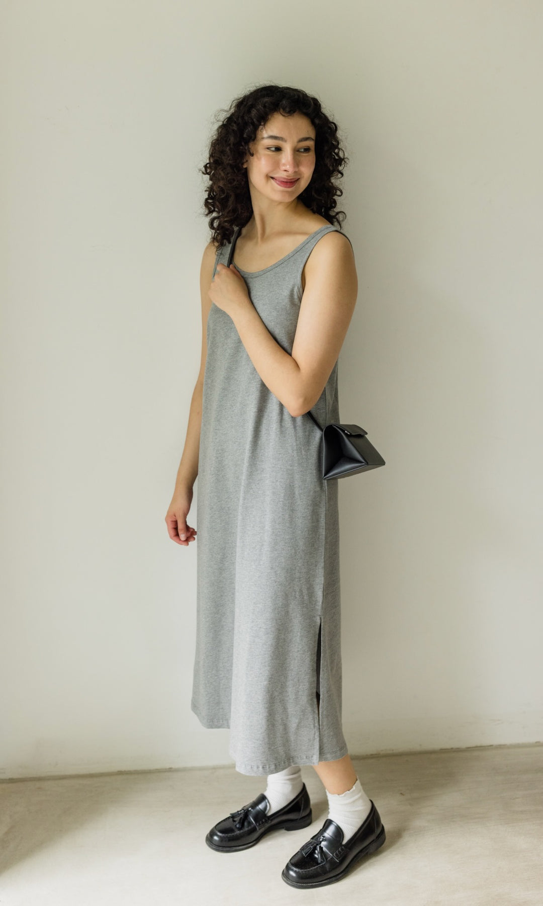 Jersey slip dress