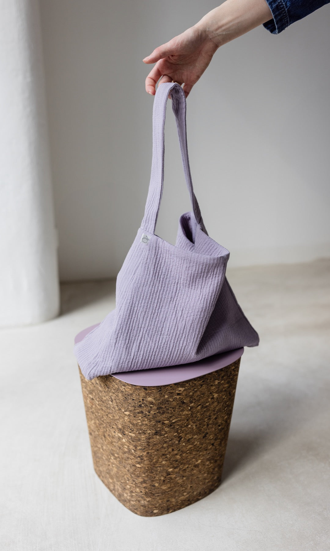 Tasche Beutel Stepptasche Stepp Musselin Wattiert Umhängetasche Shopper 