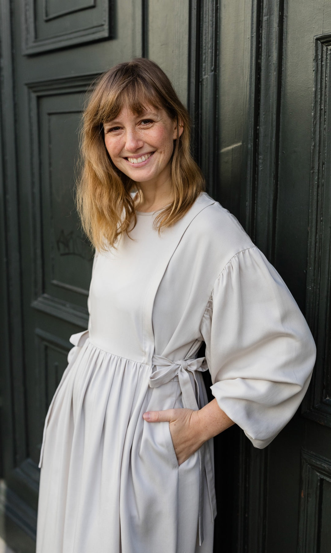 Kleid Shania aus Lyocell - abricot coco