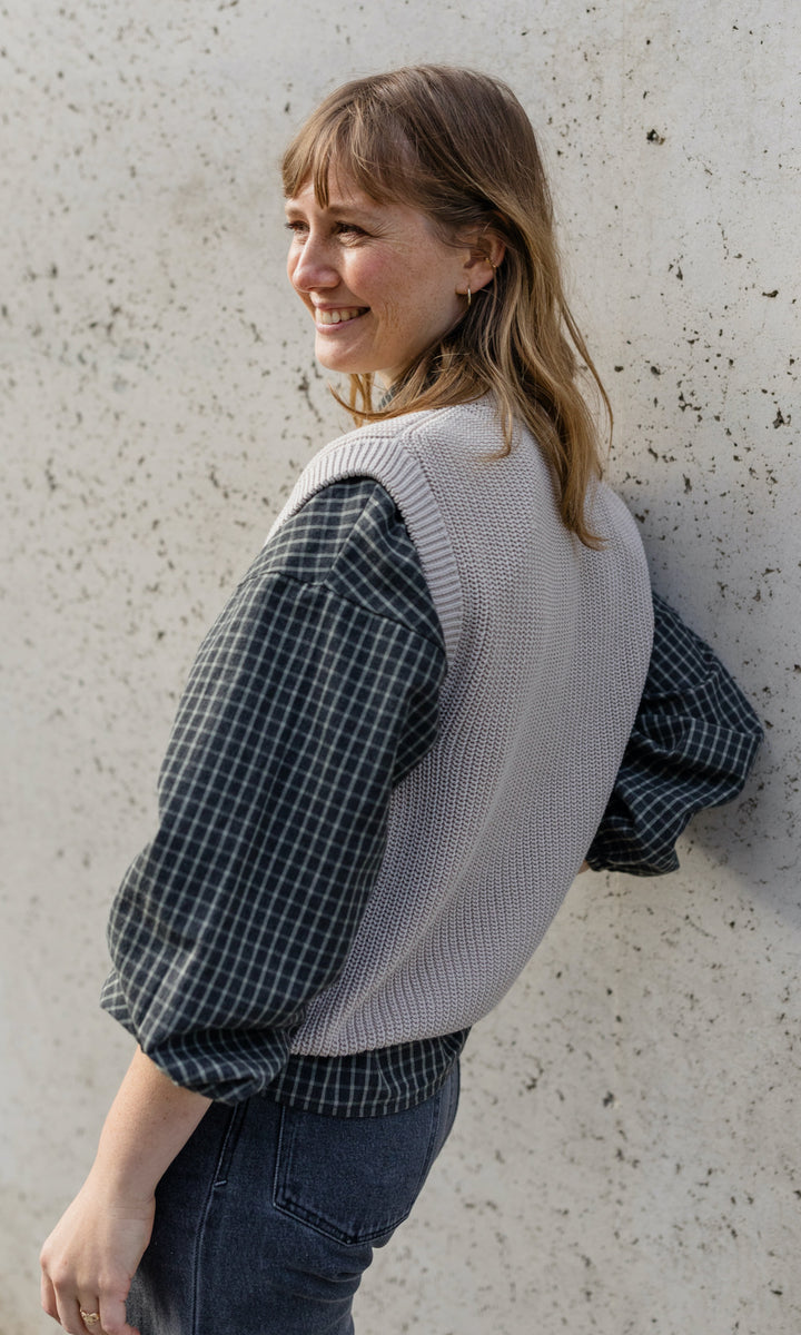 Winter Strickpullunder - abricot coco