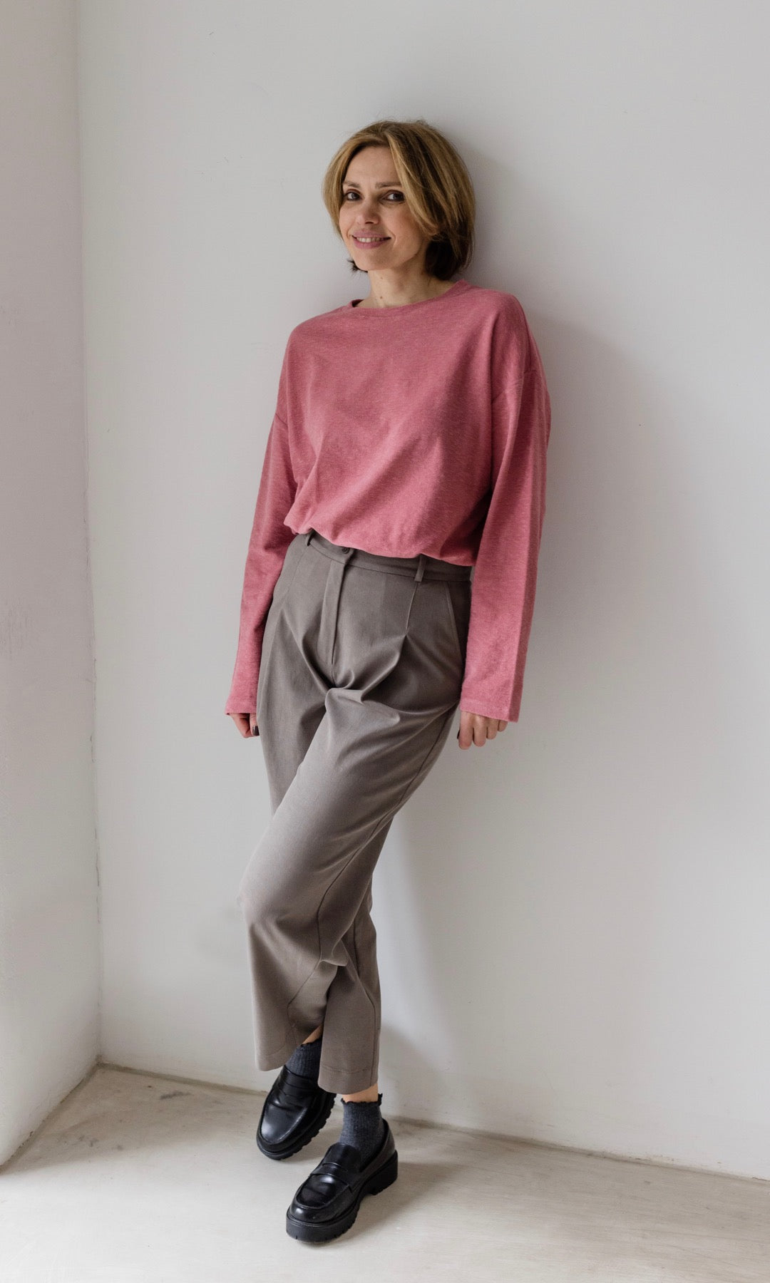 Bundfaltenhose