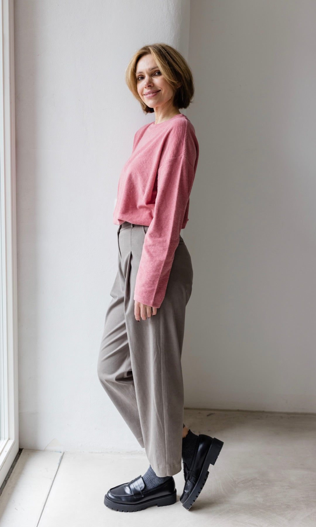 Bundfaltenhose