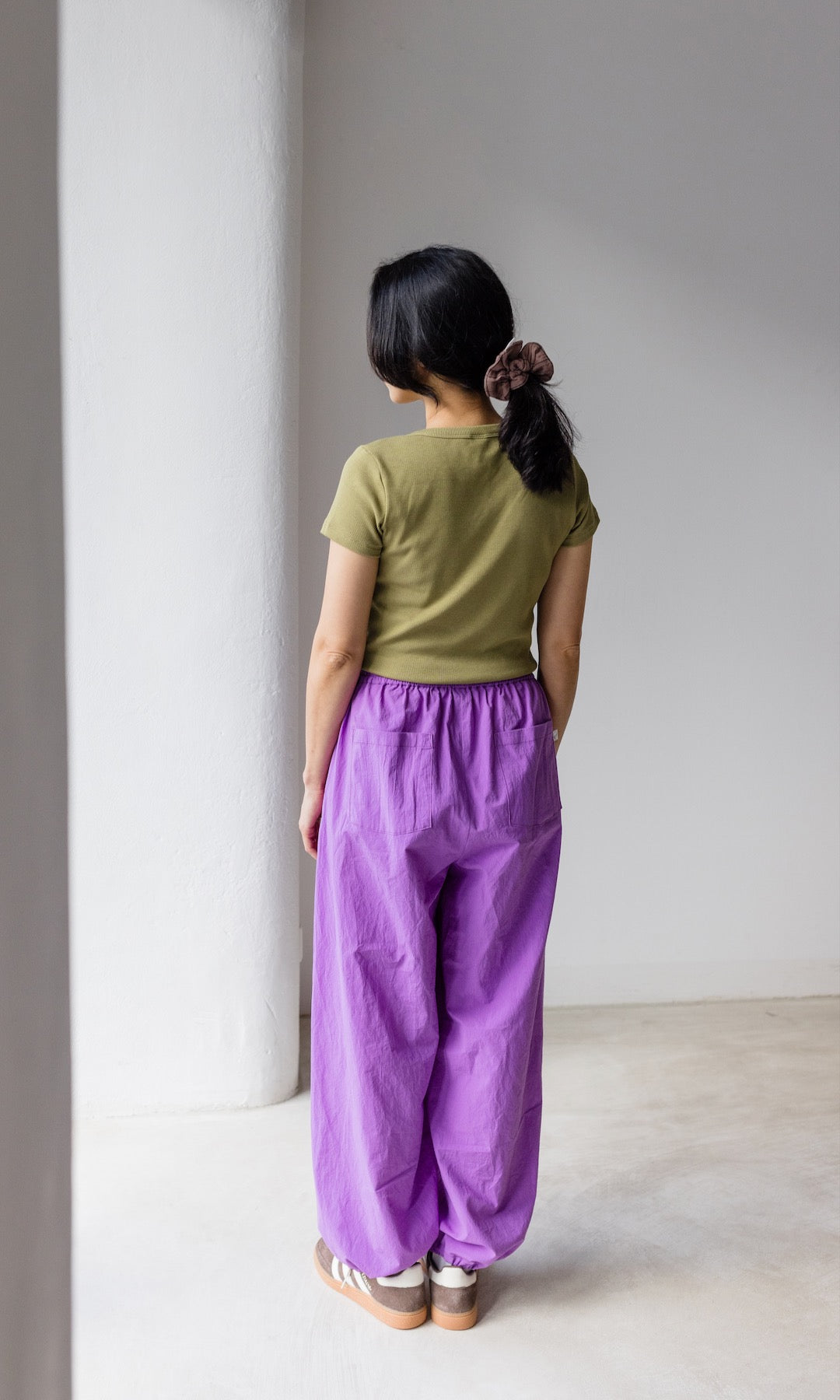 Cropped Rib Top - abricot coco