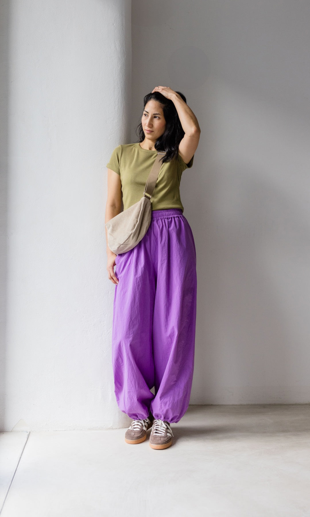Cropped Rib Top - abricot coco