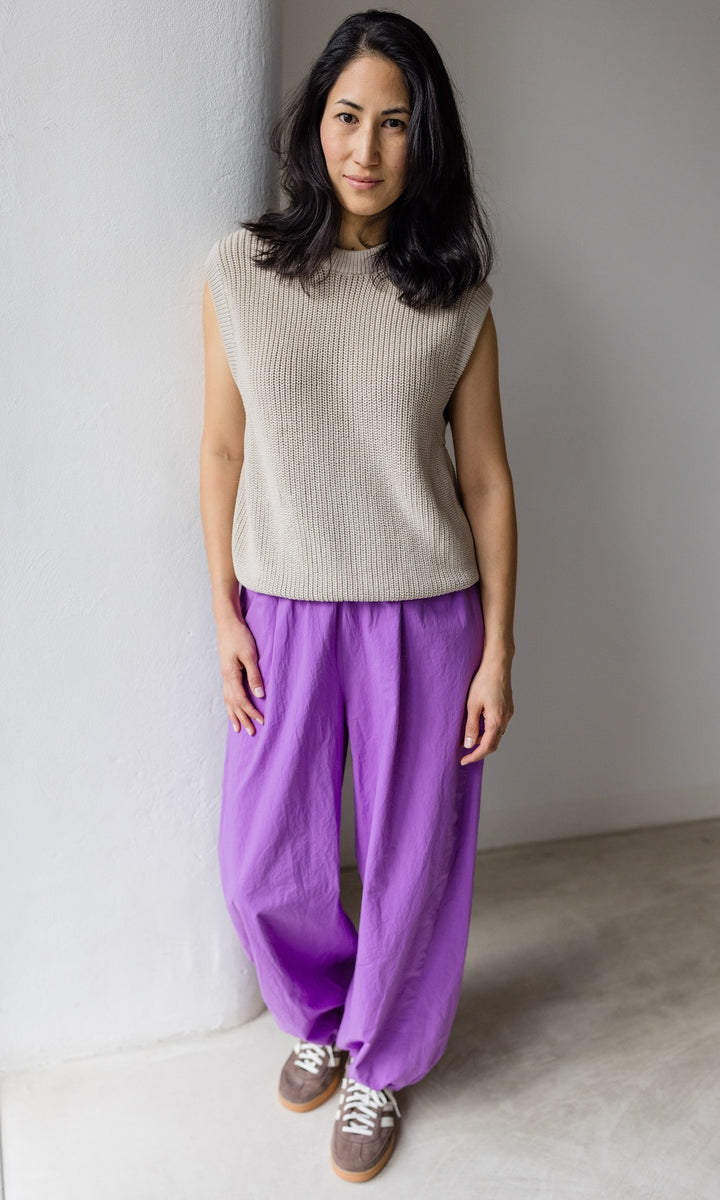 Strickpullunder - abricot coco