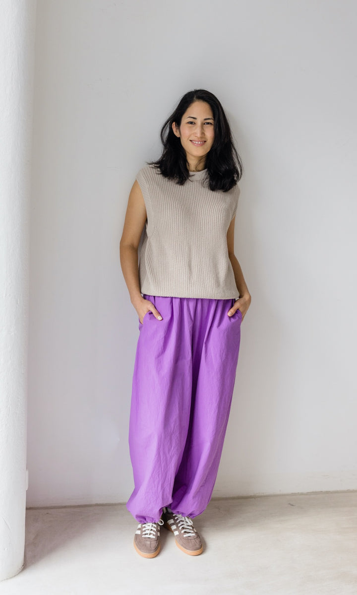Strickpullunder - abricot coco