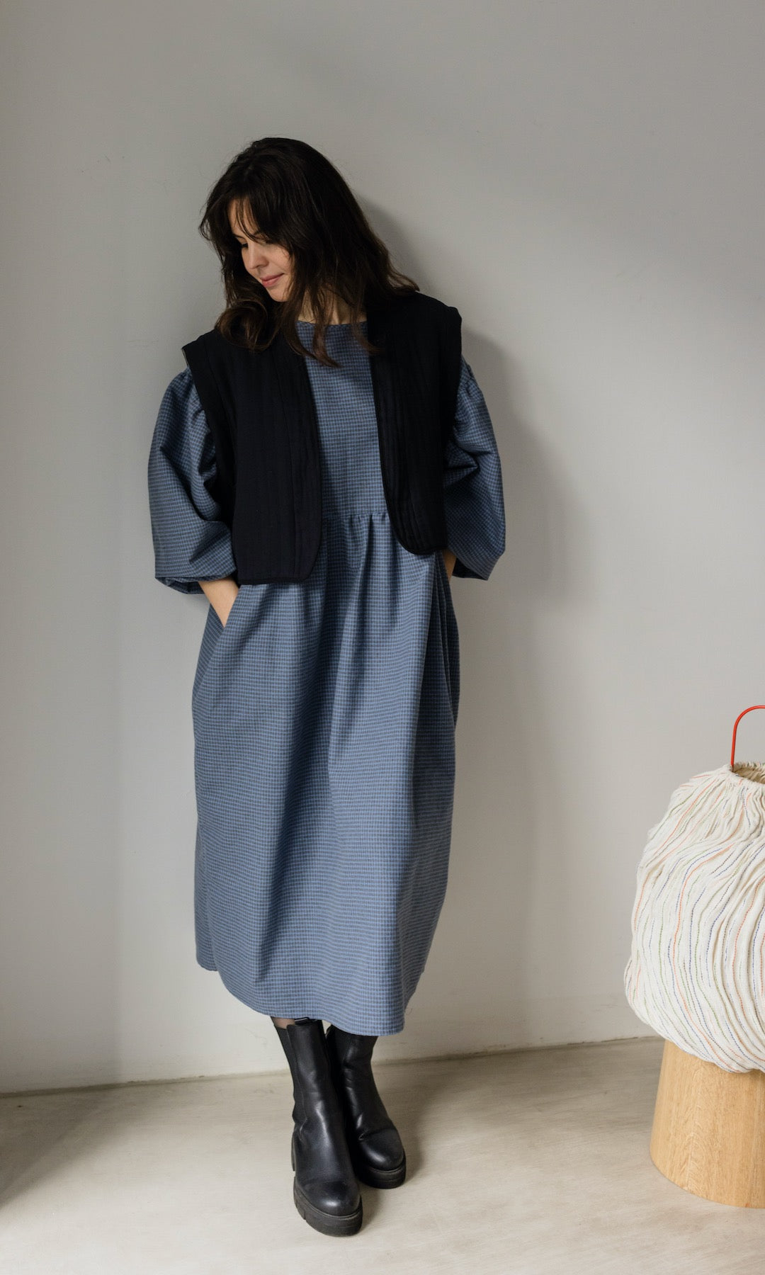 Karo Kleid Lovis