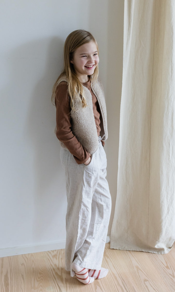 Kinderweste aus Schafwolle (1-8 Jahre)