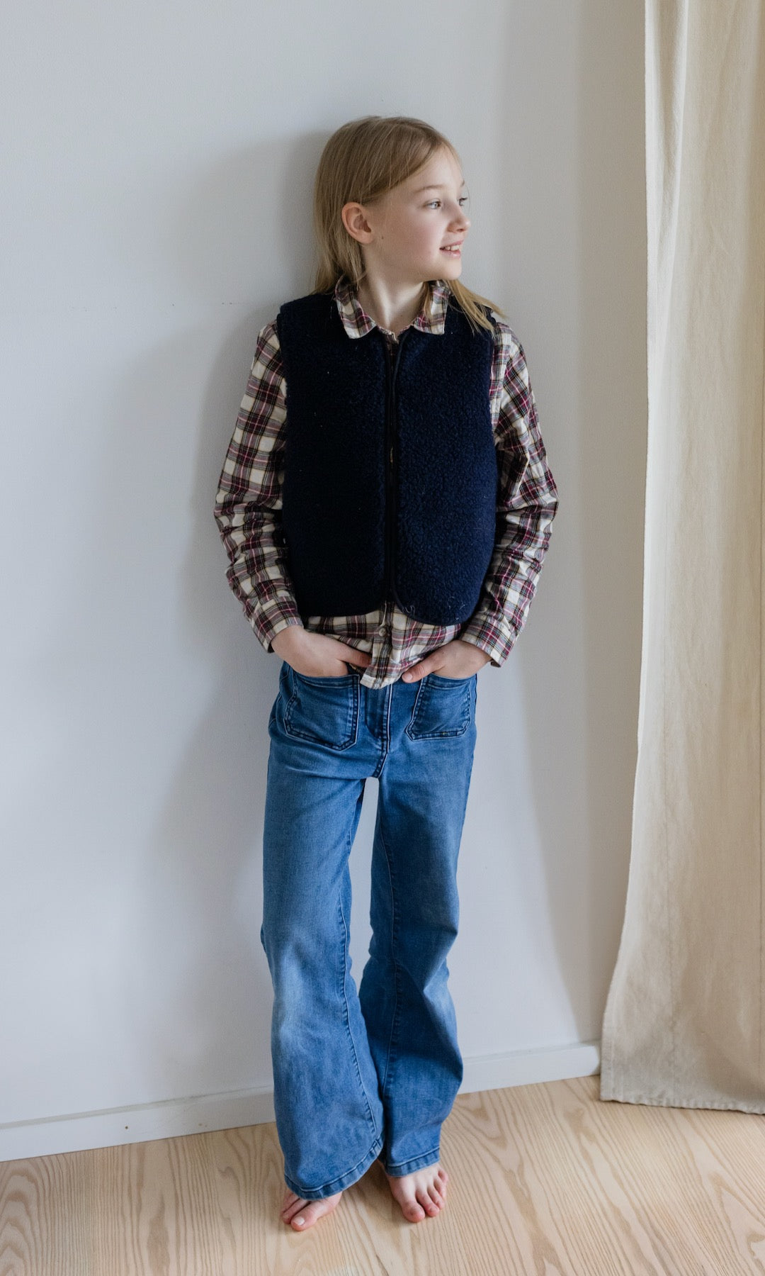 Kinderweste aus Schafwolle (1-8 Jahre)