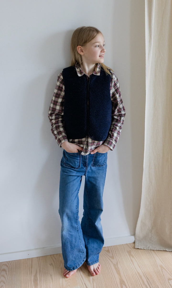 Kinderweste aus Schafwolle (1-8 Jahre)