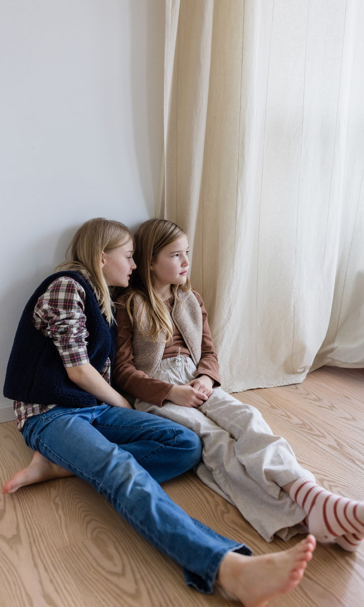 Kinderweste aus Schafwolle (1-8 Jahre)