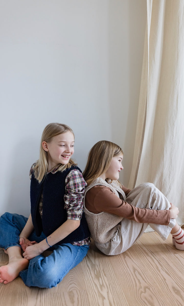 Kinderweste aus Schafwolle (1-8 Jahre)