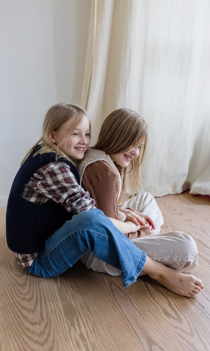 Kinderweste aus Schafwolle (1-8 Jahre)