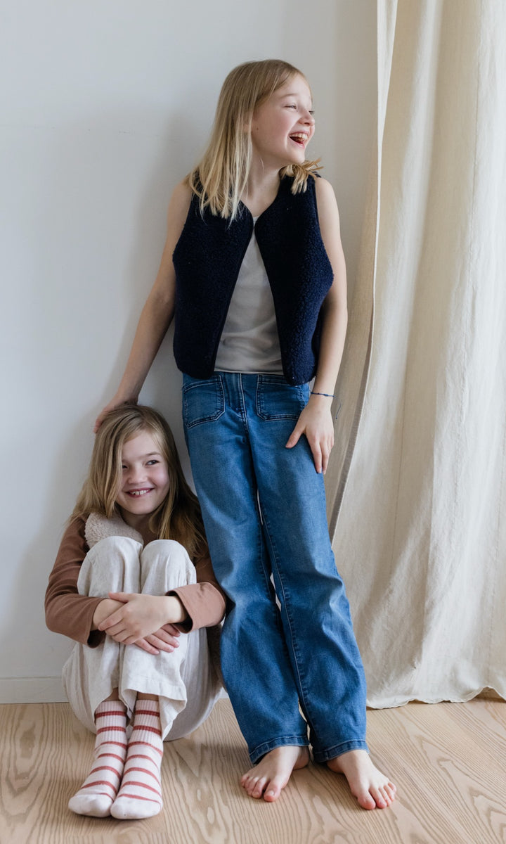 Kinderweste aus Schafwolle (1-8 Jahre)