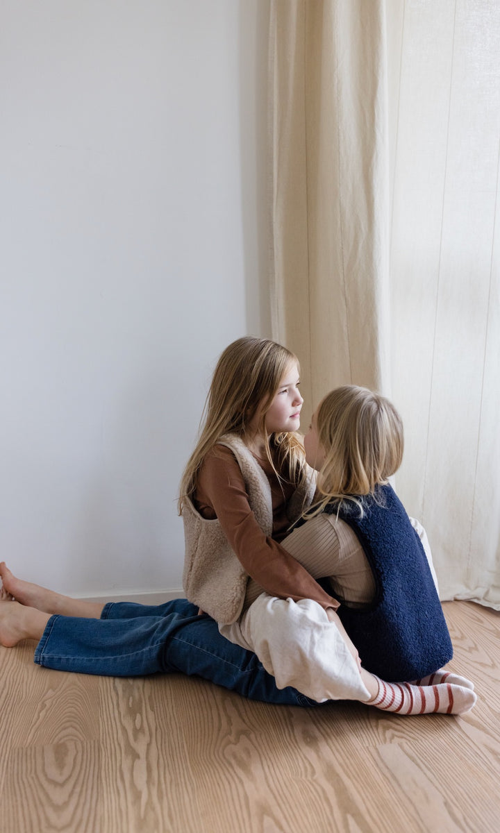 Kinderweste aus Schafwolle (1-8 Jahre)