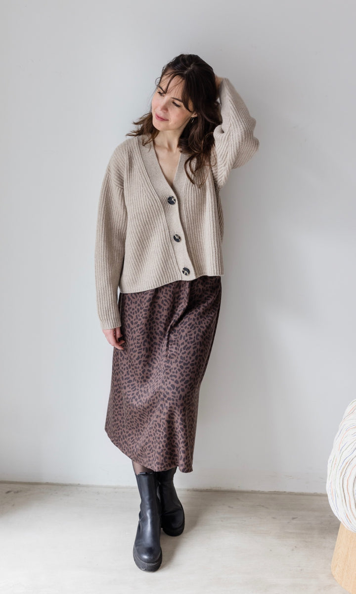 Cardigan (Merinowolle-Kaschmir)