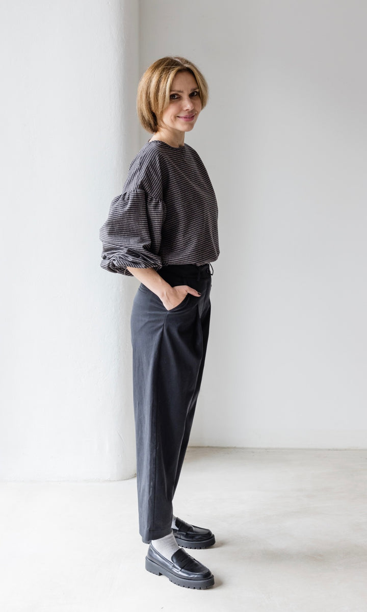 Bundfaltenhose