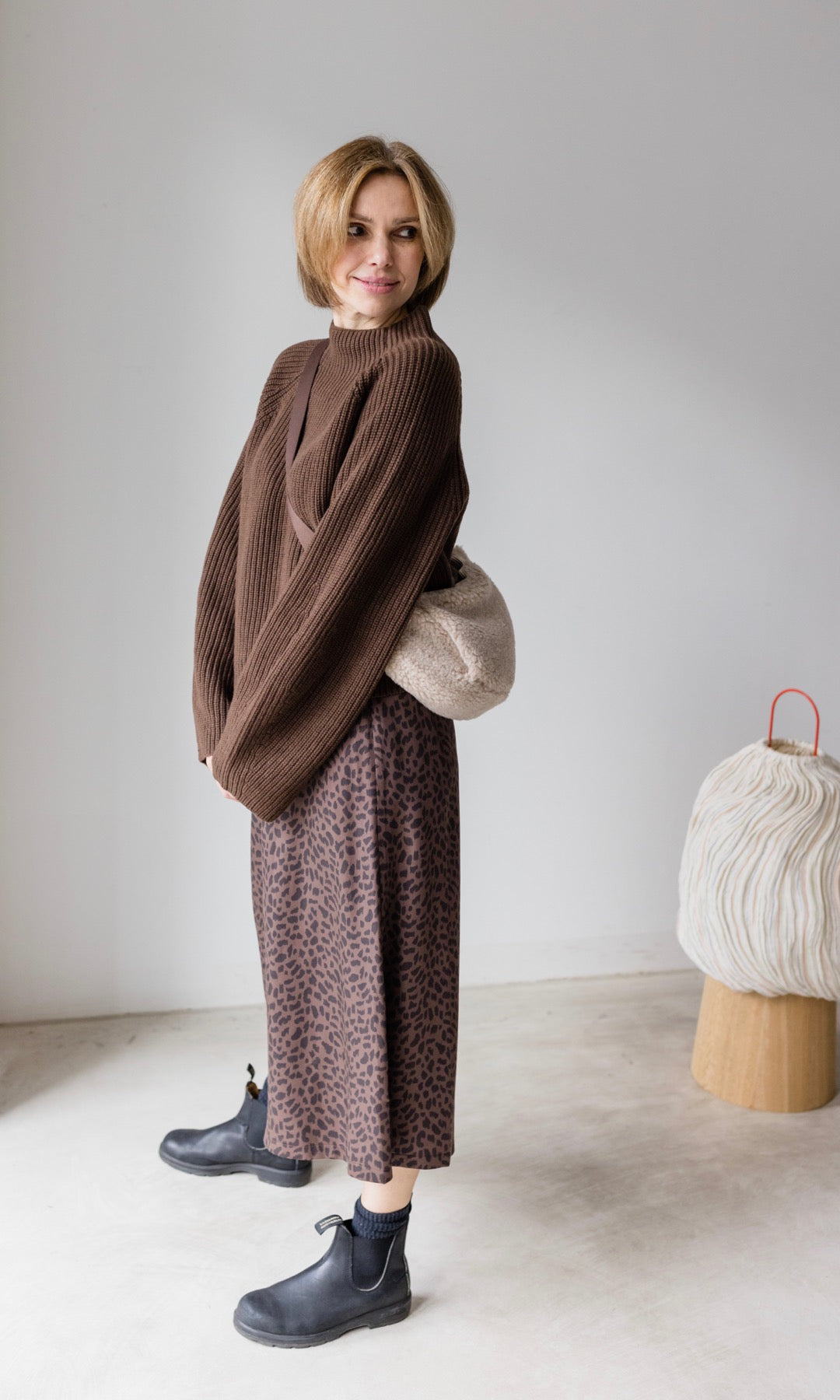 Oversized Jumper (Merinowolle-Kaschmir)