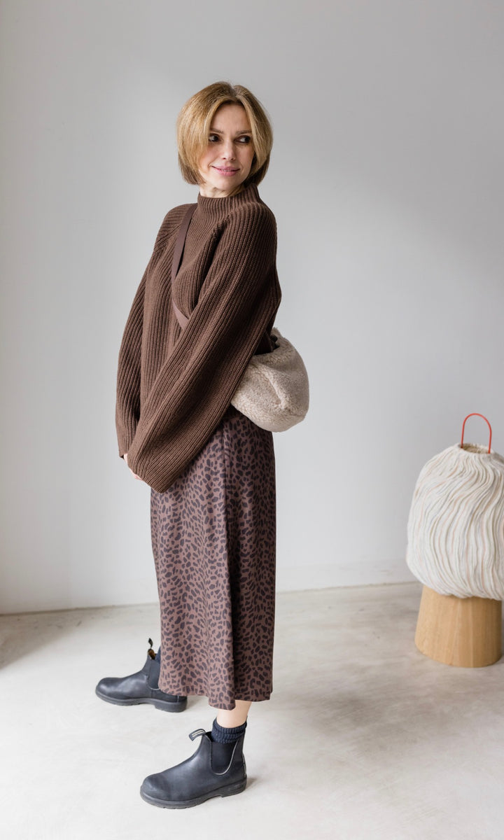 Oversized Jumper (Merinowolle-Kaschmir)